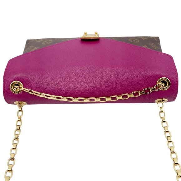 Louis Vuitton  Pallas Chain Monogram Canvas Crossbody Bag Aurore - Picture 5 of 13